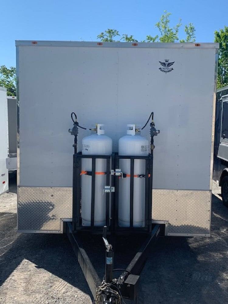 1483-white-8.5x16-custom-concession-food-catering-trailer-9.jpg White 8.5x16 Custom Concession Food Catering Trailer