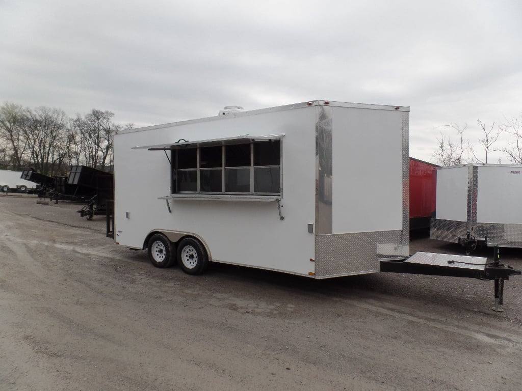 1484-white-concession-8.5-x-16-food-catering-event-trailer-1.jpg White Concession 8.5' x 16' Food Catering Event Trailer