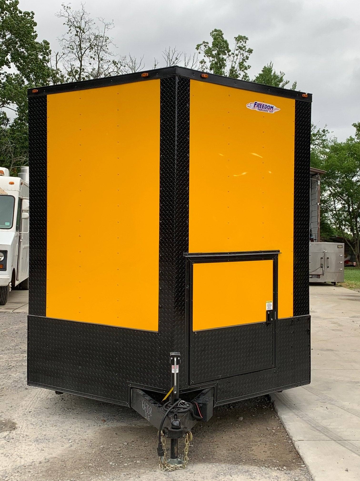 1486-yellow-8.5-x-20-vending-concession-food-trailer-2.jpg Yellow 8.5 X 20 Vending Concession Food Trailer
