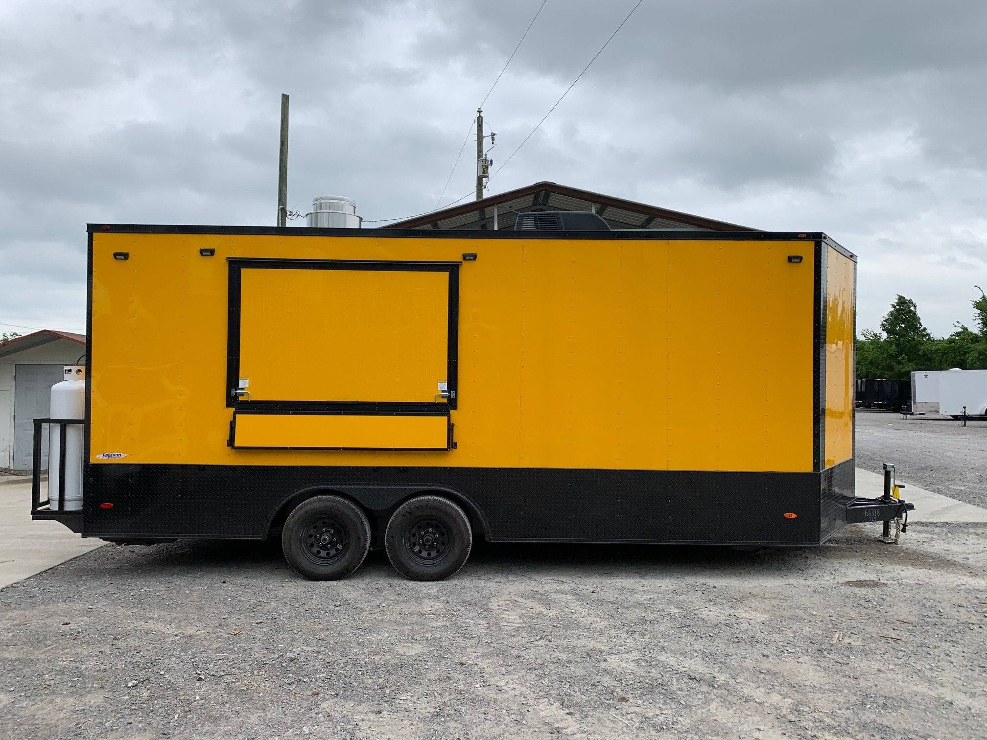 1486-yellow-8.5-x-20-vending-concession-food-trailer-24.jpg Yellow 8.5 X 20 Vending Concession Food Trailer