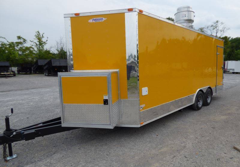 1488-yellow-8.5-x-20-concession-trailer-food-catering-event-25.jpg Yellow 8.5' x 20' Concession Trailer Food Catering Event