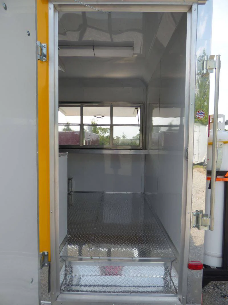 1488-yellow-8.5-x-20-concession-trailer-food-catering-event-5.webp Yellow 8.5' x 20' Concession Trailer Food Catering Event