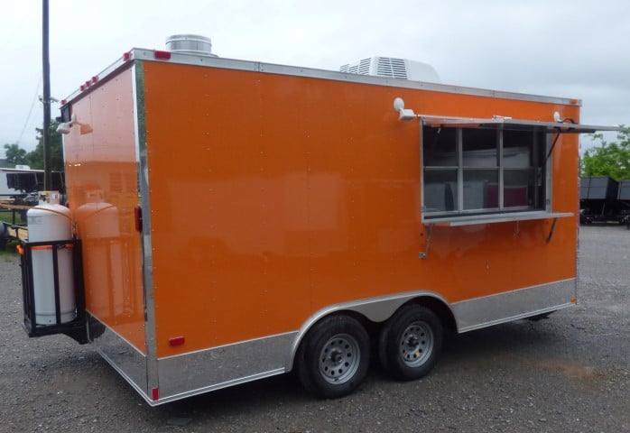 152-8.5-x-16-orange-event-catering-concession-food-trailer-10.jpg 8.5' x 16' Orange Event Catering Concession Food Trailer