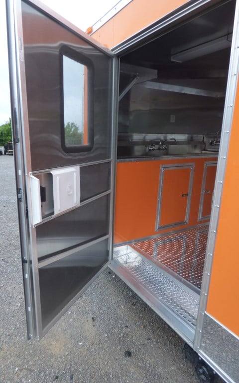 152-8.5-x-16-orange-event-catering-concession-food-trailer-18.jpg 8.5' x 16' Orange Event Catering Concession Food Trailer