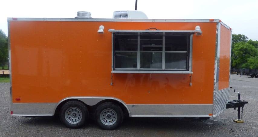 152-8.5-x-16-orange-event-catering-concession-food-trailer-2.jpg 8.5' x 16' Orange Event Catering Concession Food Trailer