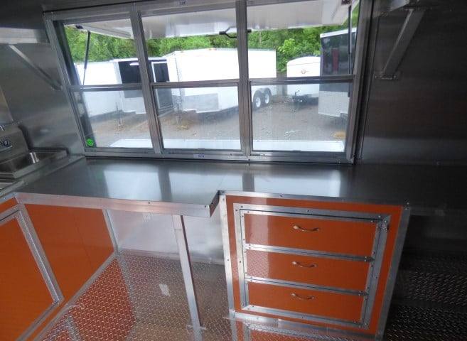 152-8.5-x-16-orange-event-catering-concession-food-trailer-7.jpg 8.5' x 16' Orange Event Catering Concession Food Trailer