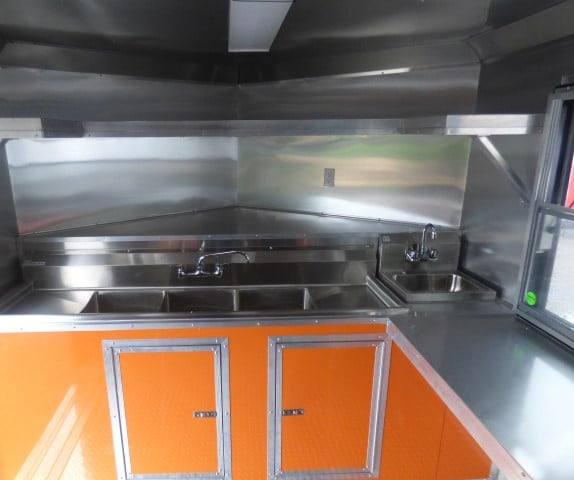 152-8.5-x-16-orange-event-catering-concession-food-trailer-9.jpg 8.5' x 16' Orange Event Catering Concession Food Trailer