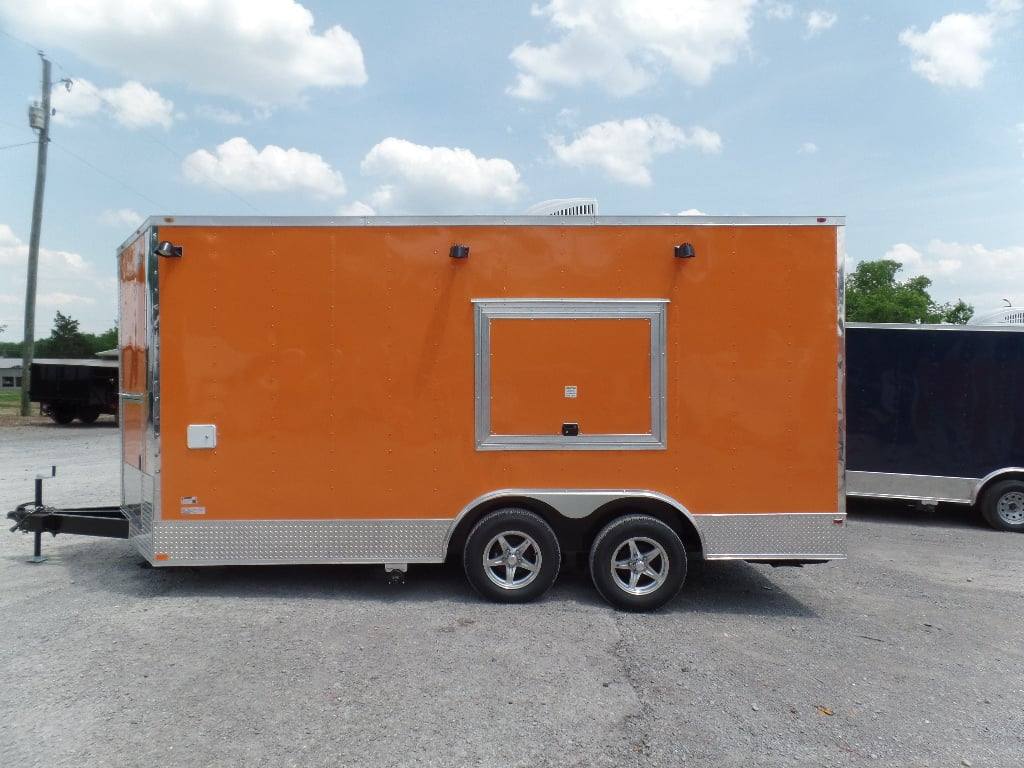 153-8.5-x-16-orange-food-catering-event-concession-trailer-15.jpg 8.5' x 16' Orange Food Catering Event Concession Trailer