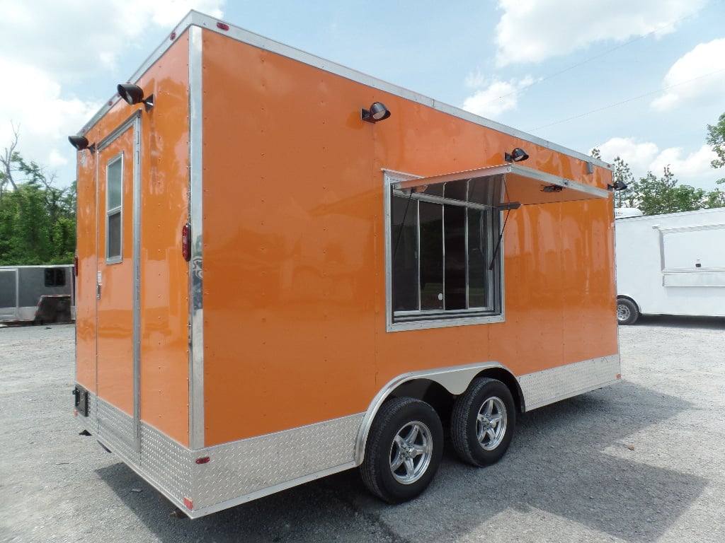 153-8.5-x-16-orange-food-catering-event-concession-trailer-18.jpg 8.5' x 16' Orange Food Catering Event Concession Trailer