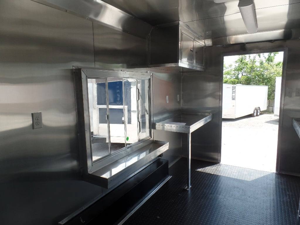 153-8.5-x-16-orange-food-catering-event-concession-trailer-20.jpg 8.5' x 16' Orange Food Catering Event Concession Trailer