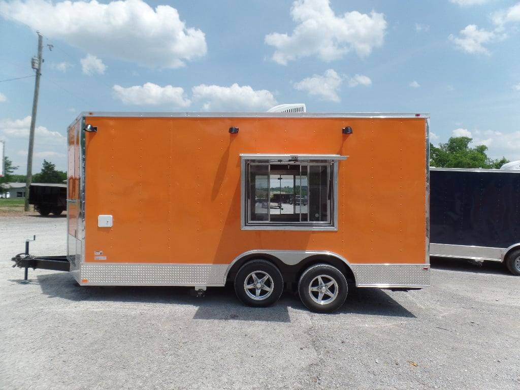 153-8.5-x-16-orange-food-catering-event-concession-trailer-25.jpg 8.5' x 16' Orange Food Catering Event Concession Trailer