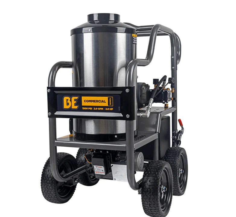 1531-be-hw152ea-hot-water-pressure-washer-1500-psi-2.0-gpm-techtop-electric-motor-1.webp BE HW152EA Hot Water Pressure Washer 1500 PSI 2.0 GPM TechTop Electric Motor