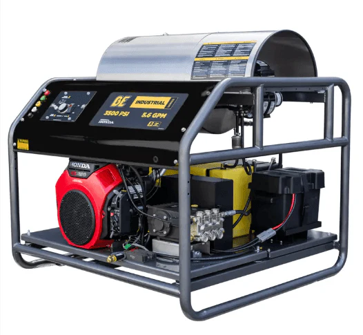 1538-be-hw3524hg12v-hot-water-pressure-washer-3500-psi-5.6-gpm-honda-gx690-engine-1.webp BE HW3524HG12V Hot Water Pressure Washer 3500 PSI, 5.6 GPM, Honda GX690 Engine
