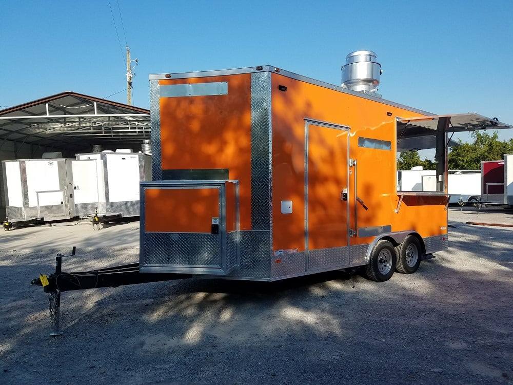 154-8.5-x-16-orange-shaved-ice-concession-food-trailer-5.jpg 8.5' x 16' Orange Shaved Ice Concession Food Trailer
