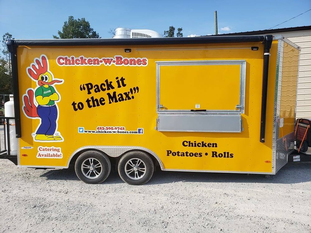 157-8.5-x-16-penske-yellow-concession-food-trailer-with-appliances-10.jpg 8.5' x 16' Penske Yellow Concession Food Trailer with Appliances