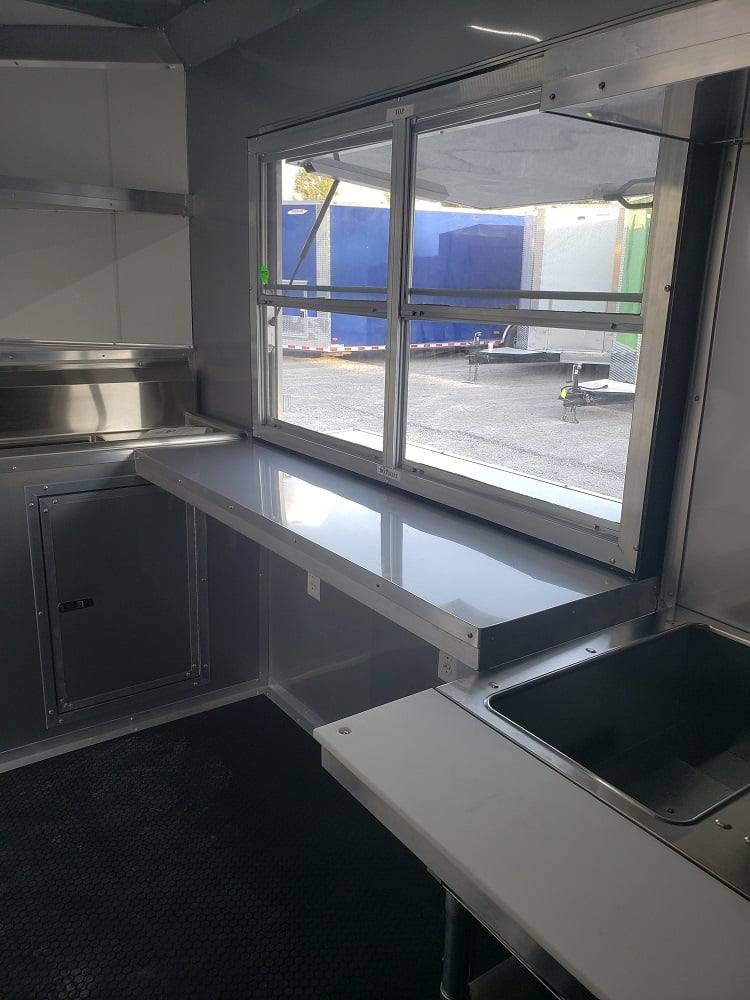 157-8.5-x-16-penske-yellow-concession-food-trailer-with-appliances-11.jpg 8.5' x 16' Penske Yellow Concession Food Trailer with Appliances