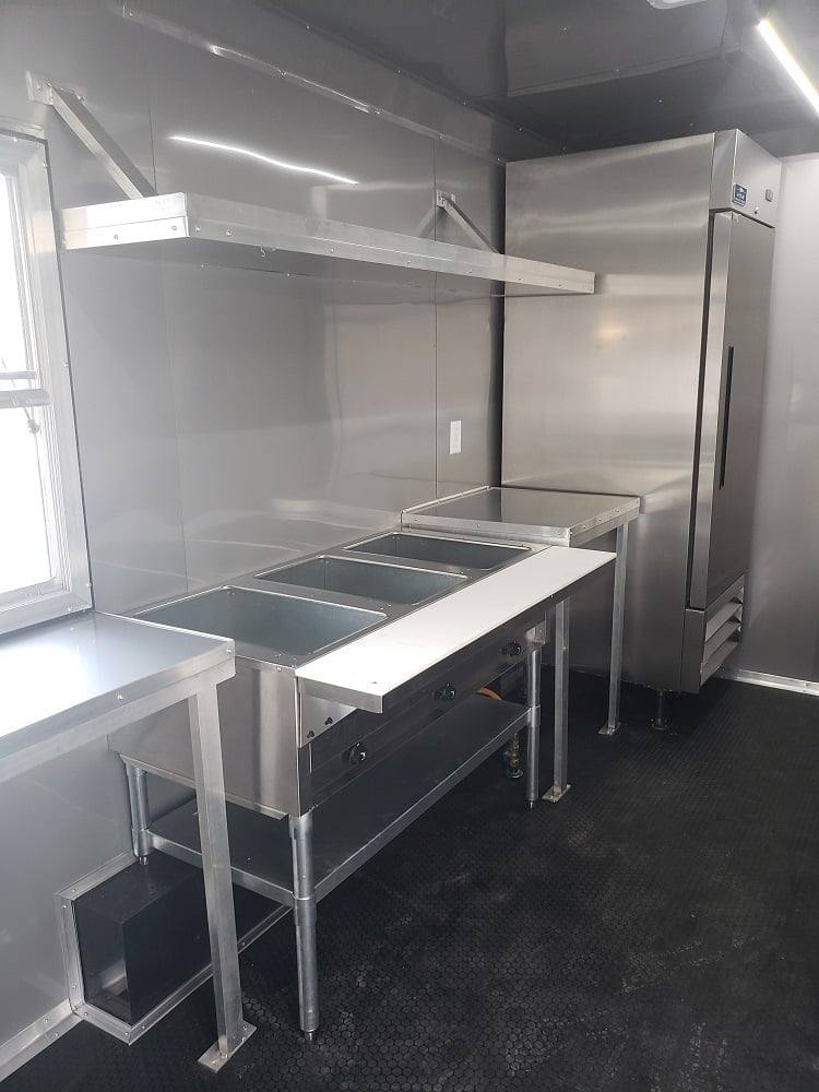 157-8.5-x-16-penske-yellow-concession-food-trailer-with-appliances-14.jpg 8.5' x 16' Penske Yellow Concession Food Trailer with Appliances
