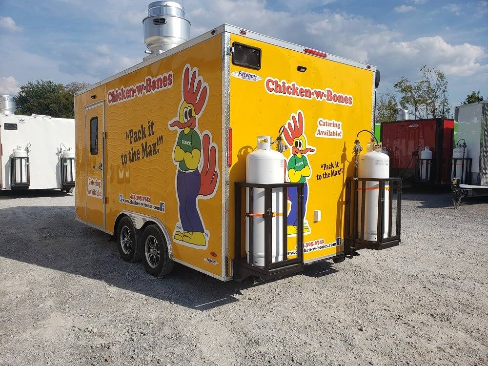 157-8.5-x-16-penske-yellow-concession-food-trailer-with-appliances-15.jpg 8.5' x 16' Penske Yellow Concession Food Trailer with Appliances