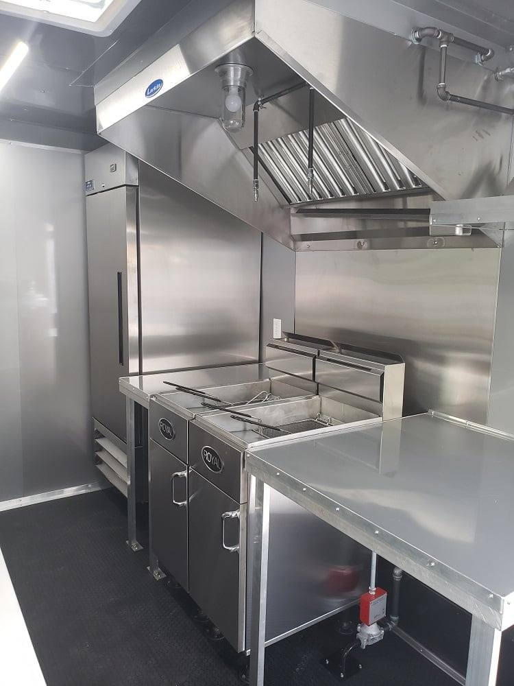 157-8.5-x-16-penske-yellow-concession-food-trailer-with-appliances-17.jpg 8.5' x 16' Penske Yellow Concession Food Trailer with Appliances