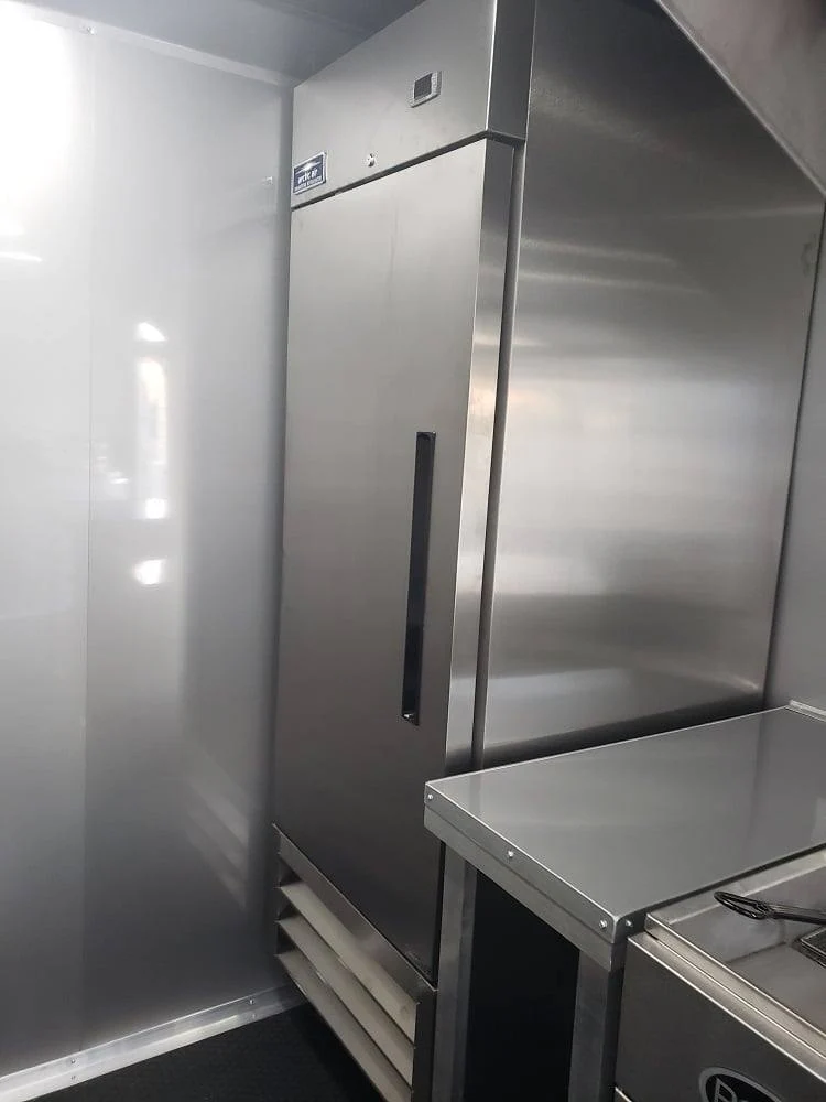 157-8.5-x-16-penske-yellow-concession-food-trailer-with-appliances-3.webp 8.5' x 16' Penske Yellow Concession Food Trailer with Appliances