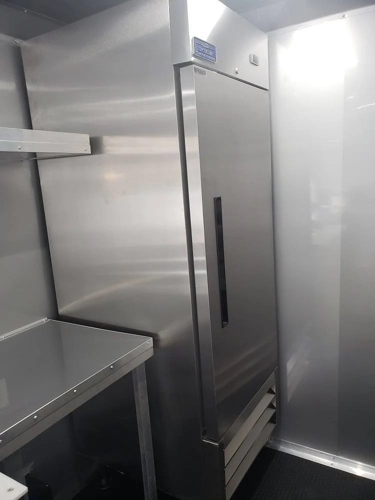157-8.5-x-16-penske-yellow-concession-food-trailer-with-appliances-6.webp 8.5' x 16' Penske Yellow Concession Food Trailer with Appliances