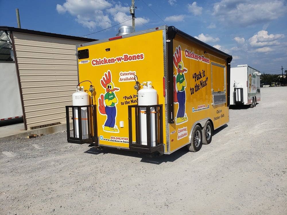 157-8.5-x-16-penske-yellow-concession-food-trailer-with-appliances-7.jpg 8.5' x 16' Penske Yellow Concession Food Trailer with Appliances