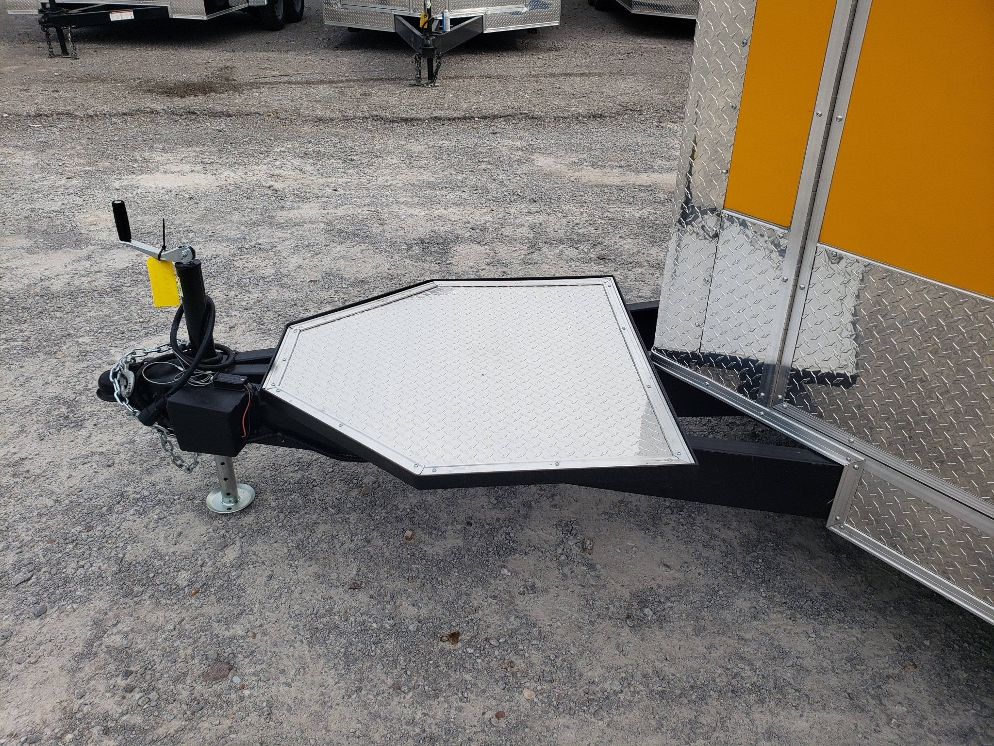 159-8.5-x-16-penske-yellow-ice-cream-food-concession-trailer-18.jpg 8.5' x 16' Penske Yellow Ice Cream Food Concession Trailer