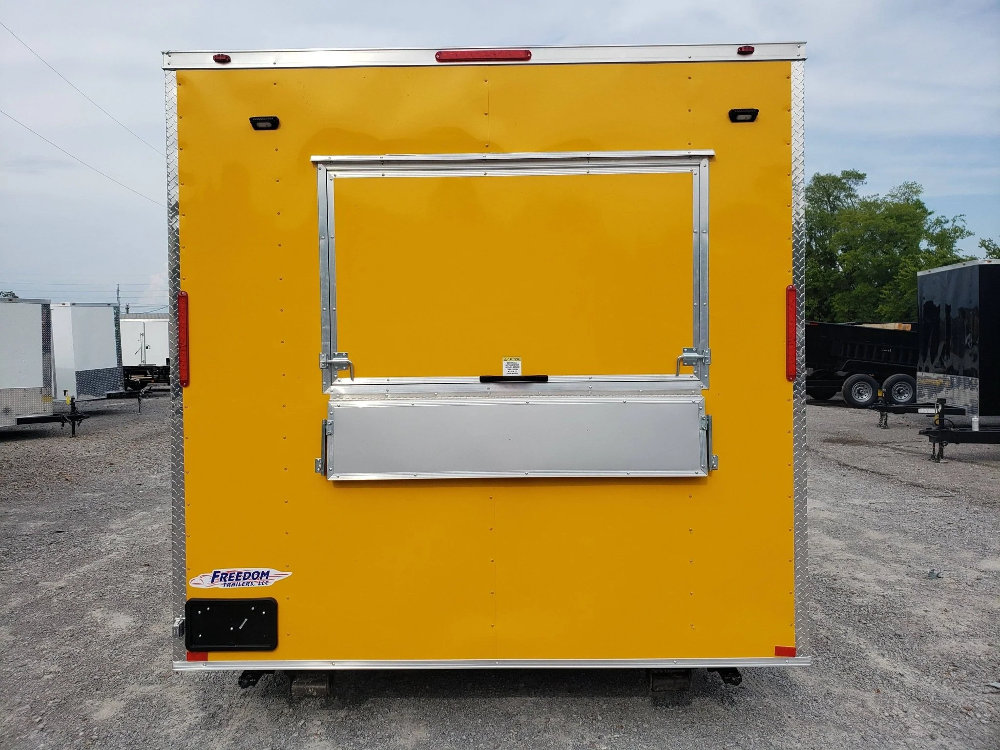 159-8.5-x-16-penske-yellow-ice-cream-food-concession-trailer-19.webp 8.5' x 16' Penske Yellow Ice Cream Food Concession Trailer