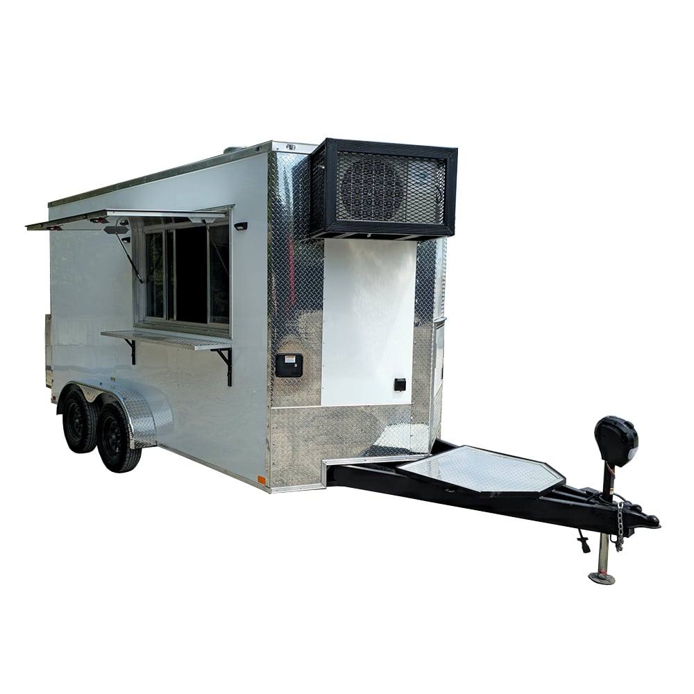 16-7-x-14-white-concession-trailer-food-event-catering-1.jpg 7' X 14' White Concession Trailer Food Event Catering
