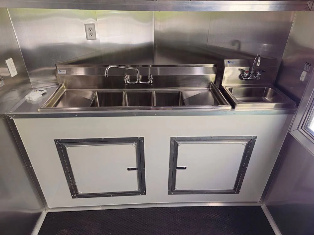 7' X 14' White Concession Trailer Food Event Catering