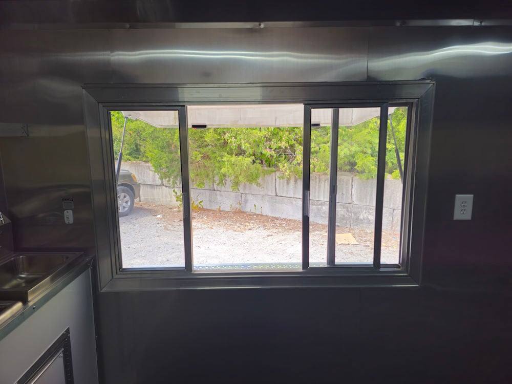 7' X 14' White Concession Trailer Food Event Catering