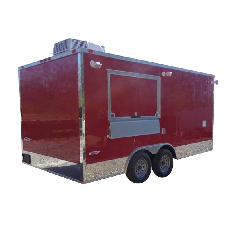 160-8.5-x-16-red-catering-event-concession-food-trailer-1.jpg 8.5' x 16' Red Catering Event Concession Food Trailer