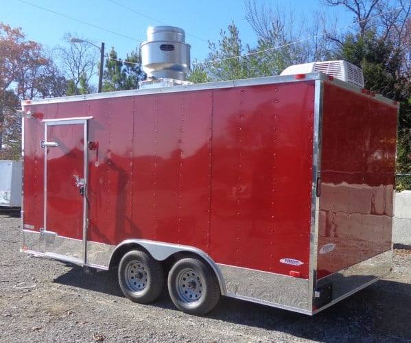 161-8.5-x-16-red-catering-event-concession-food-trailer-23.jpg 8.5' x 16' Red Catering Event Concession Food Trailer