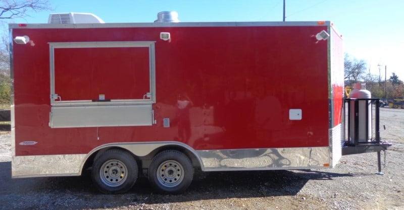 161-8.5-x-16-red-catering-event-concession-food-trailer-31.jpg 8.5' x 16' Red Catering Event Concession Food Trailer