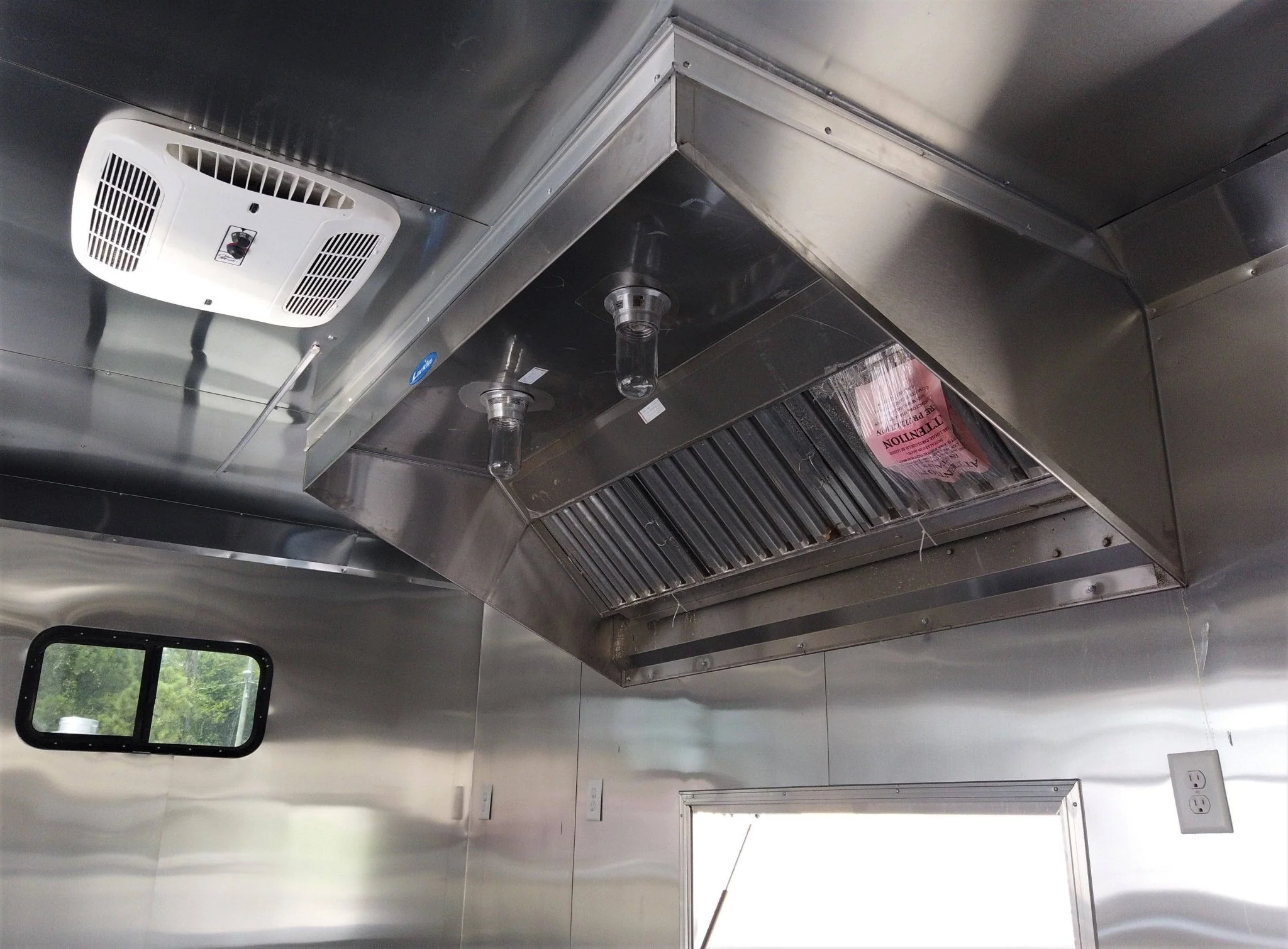 8.5' x 16' Red Concession Food Event Catering Trailer
