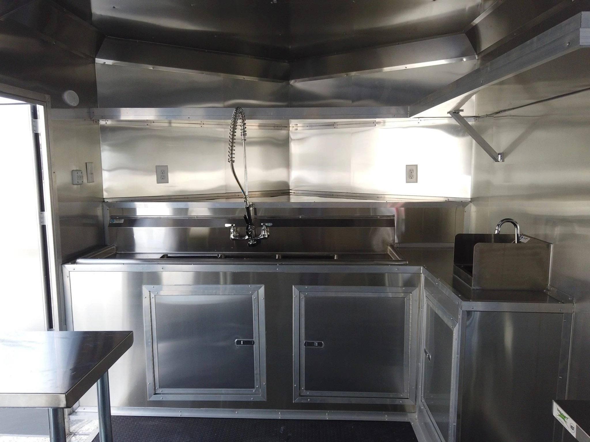 8.5' x 16' Red Concession Food Event Catering Trailer