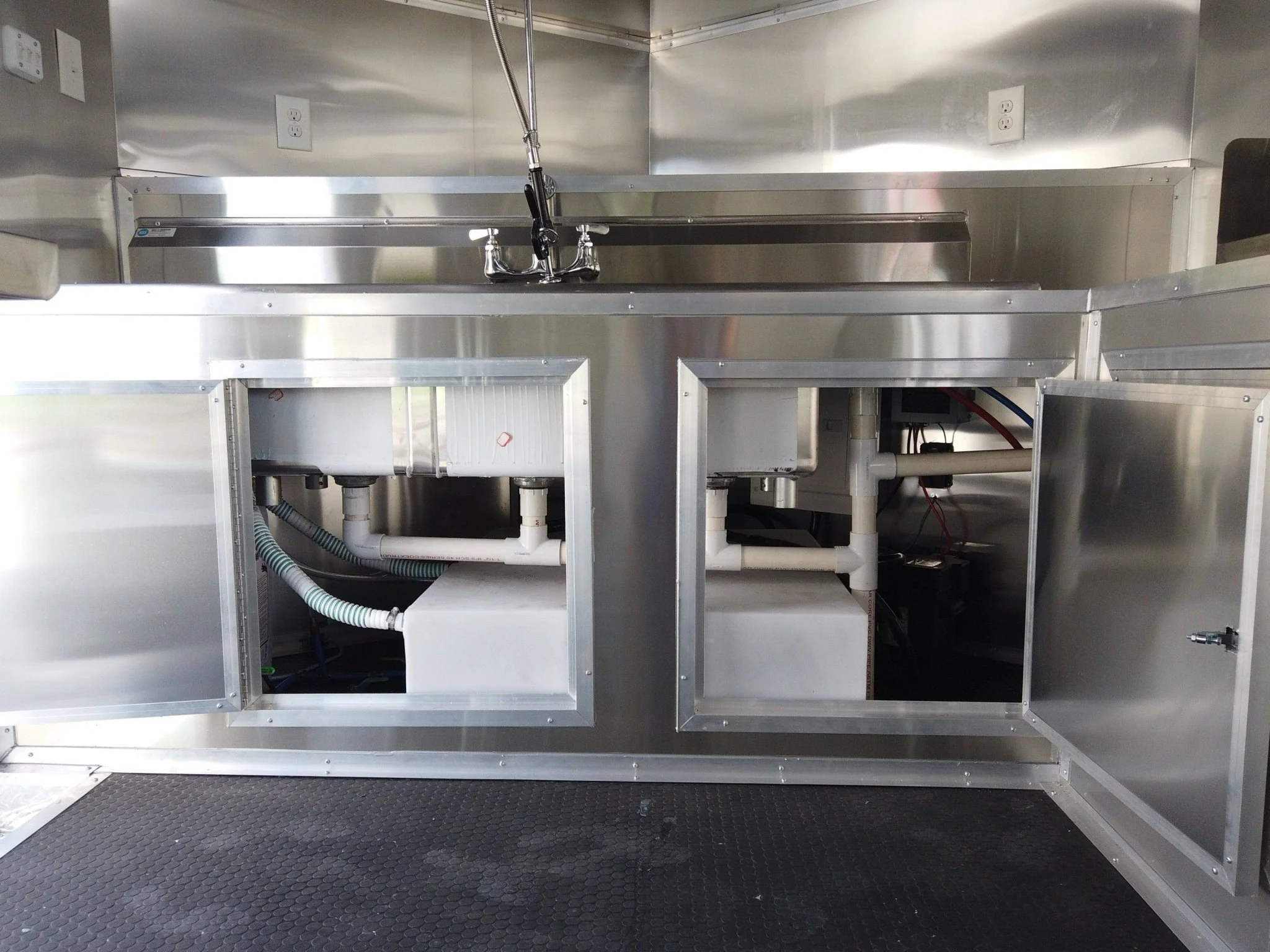 8.5' x 16' Red Concession Food Event Catering Trailer