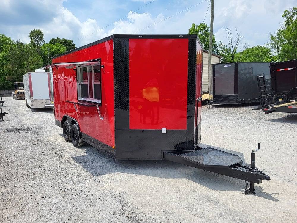 164-8.5-x-16-red-concession-food-trailer-blackout-1.jpg 8.5' x 16' Red Concession Food Trailer Blackout