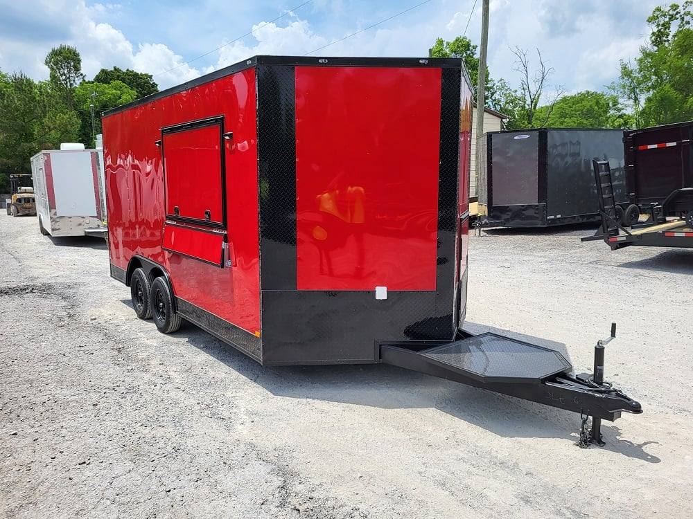 164-8.5-x-16-red-concession-food-trailer-blackout-14.jpg 8.5' x 16' Red Concession Food Trailer Blackout