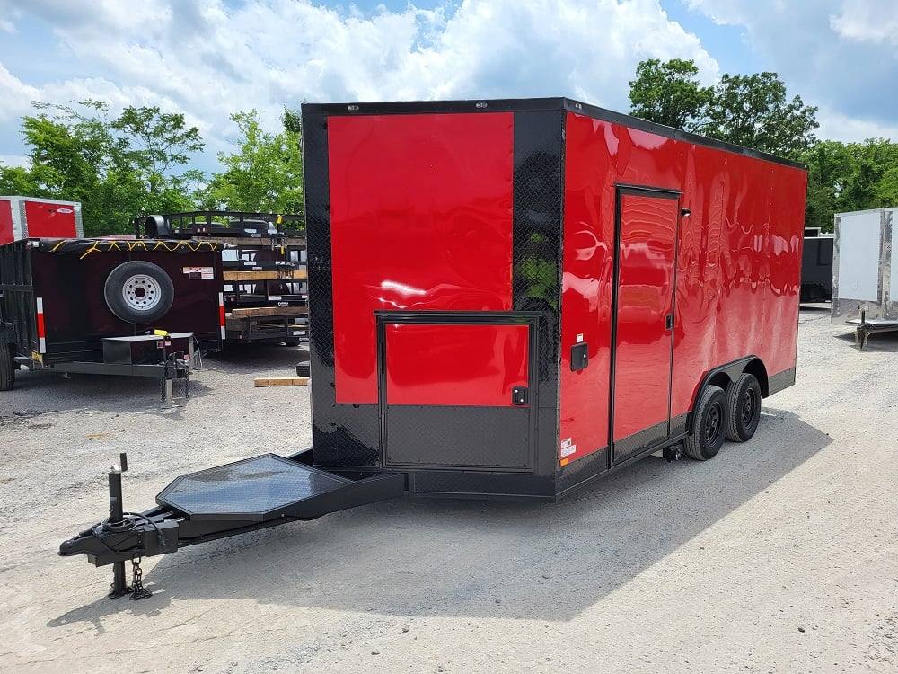 164-8.5-x-16-red-concession-food-trailer-blackout-3.jpg 8.5' x 16' Red Concession Food Trailer Blackout