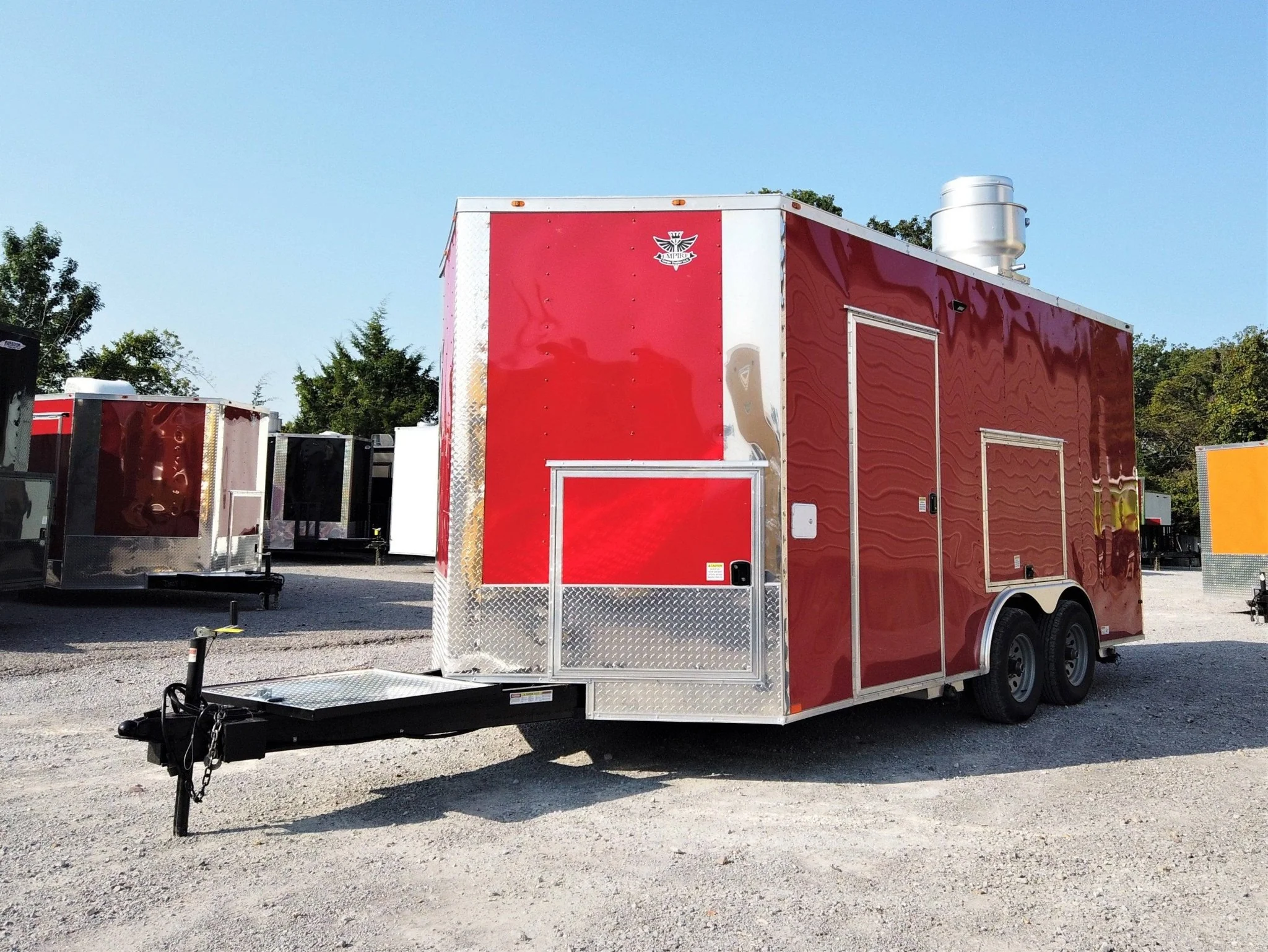 165-8.5-x-16-red-concession-food-trailer-with-appliances-3.webp 8.5' x 16' Red Concession Food Trailer With Appliances