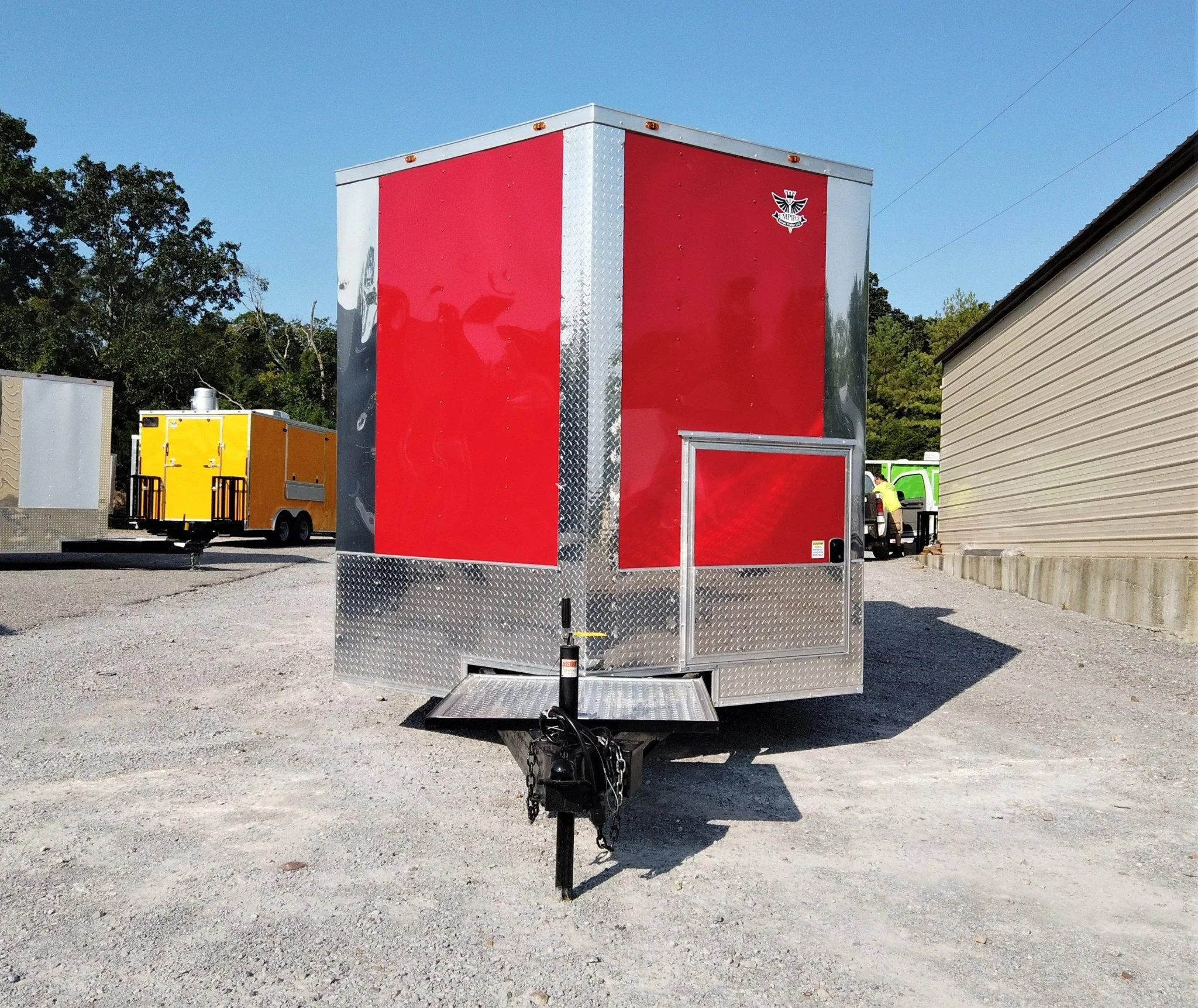 165-8.5-x-16-red-concession-food-trailer-with-appliances-4.webp 8.5' x 16' Red Concession Food Trailer With Appliances