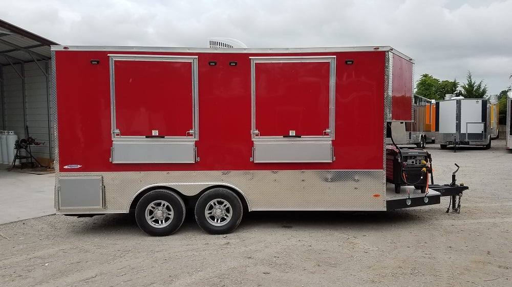 167-8.5-x-16-red-half-v-nose-half-flat-front-food-trailer-with-appliances-20.jpg 8.5' x 16' Red Half V-nose Half Flat Front Food Trailer With Appliances
