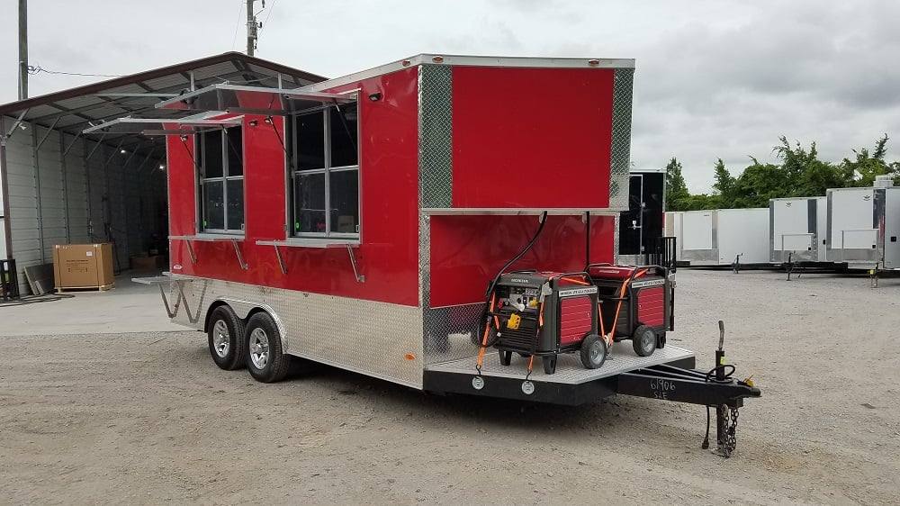 167-8.5-x-16-red-half-v-nose-half-flat-front-food-trailer-with-appliances-26.jpg 8.5' x 16' Red Half V-nose Half Flat Front Food Trailer With Appliances