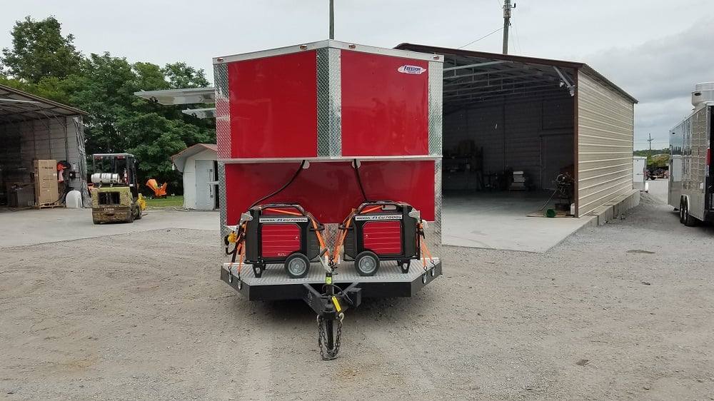 167-8.5-x-16-red-half-v-nose-half-flat-front-food-trailer-with-appliances-28.jpg 8.5' x 16' Red Half V-nose Half Flat Front Food Trailer With Appliances