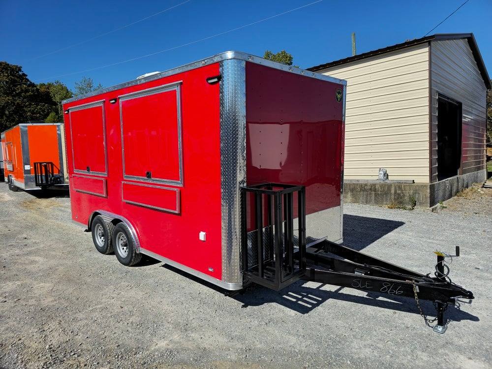 8.5' X 16' Red Kettle Corn Food Event Catering