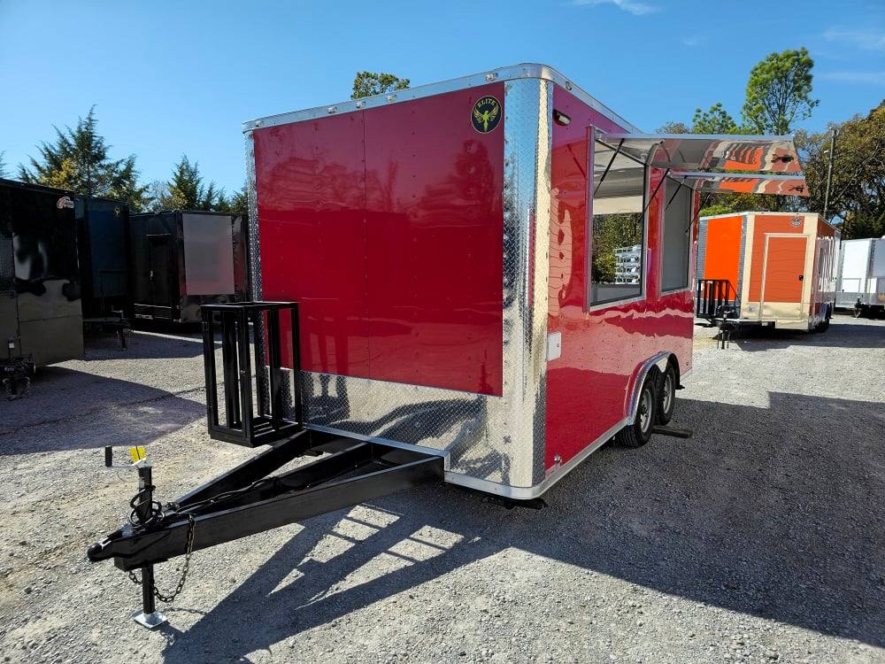 8.5' X 16' Red Kettle Corn Food Event Catering