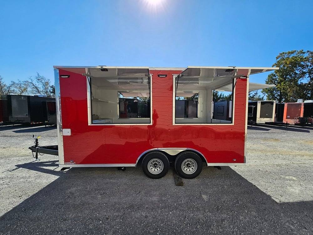 8.5' X 16' Red Kettle Corn Food Event Catering