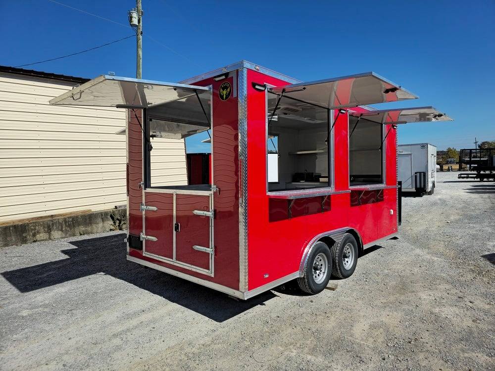 8.5' X 16' Red Kettle Corn Food Event Catering