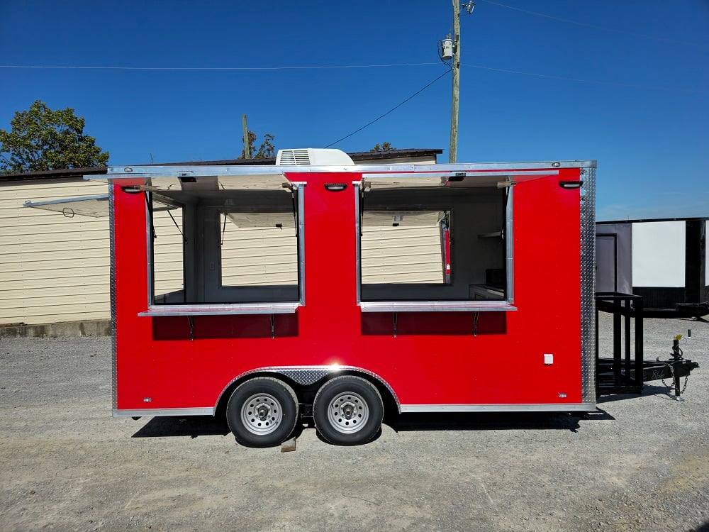 8.5' X 16' Red Kettle Corn Food Event Catering